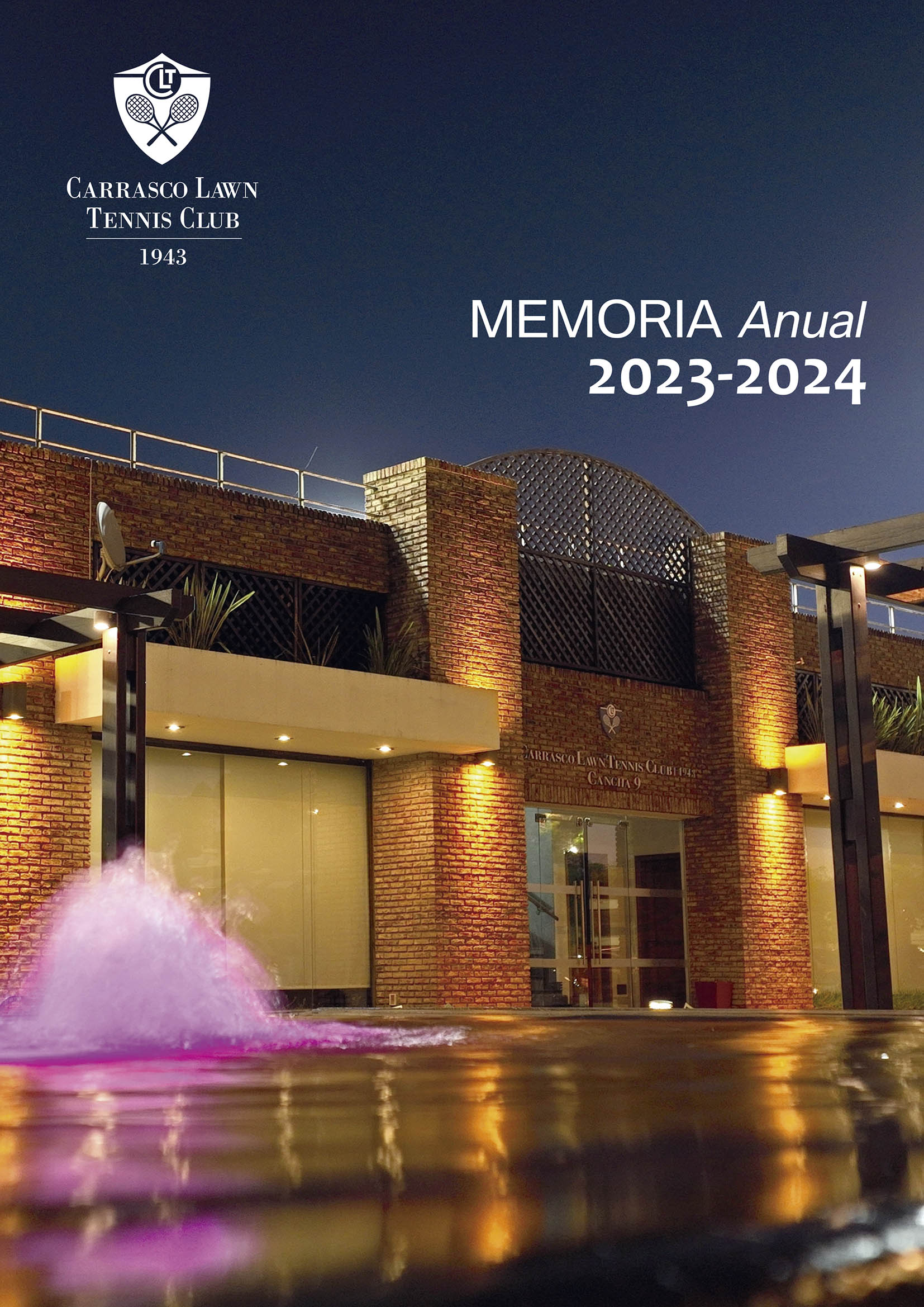 Portada de la Memoria anual 2023–2024