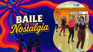 Afiche del Baile de la nostalgia en la Sala Fitness