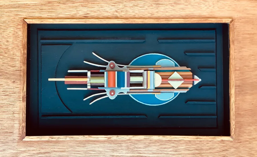 Obra en madera de Miguel Scaltritti