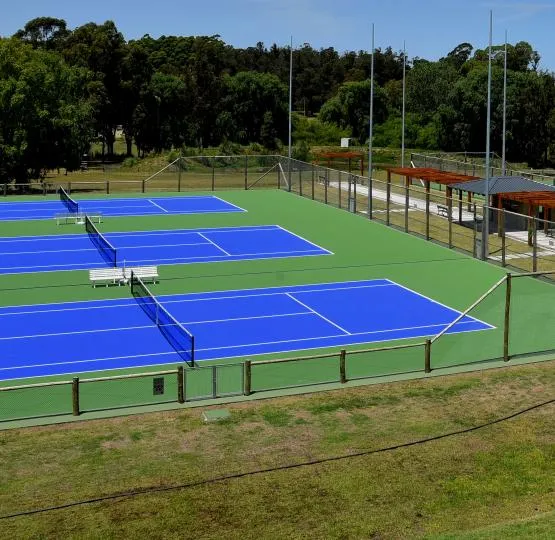 Canchas de tenis de superficie sintética de la Sede Solymar