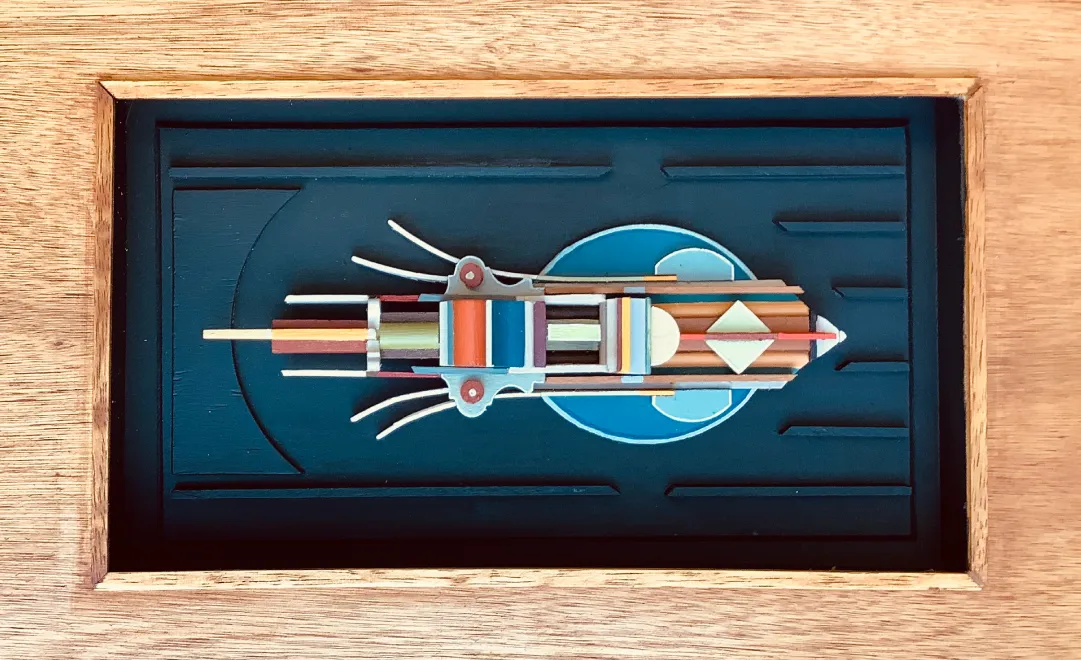 Obra en madera de Miguel Scaltritti